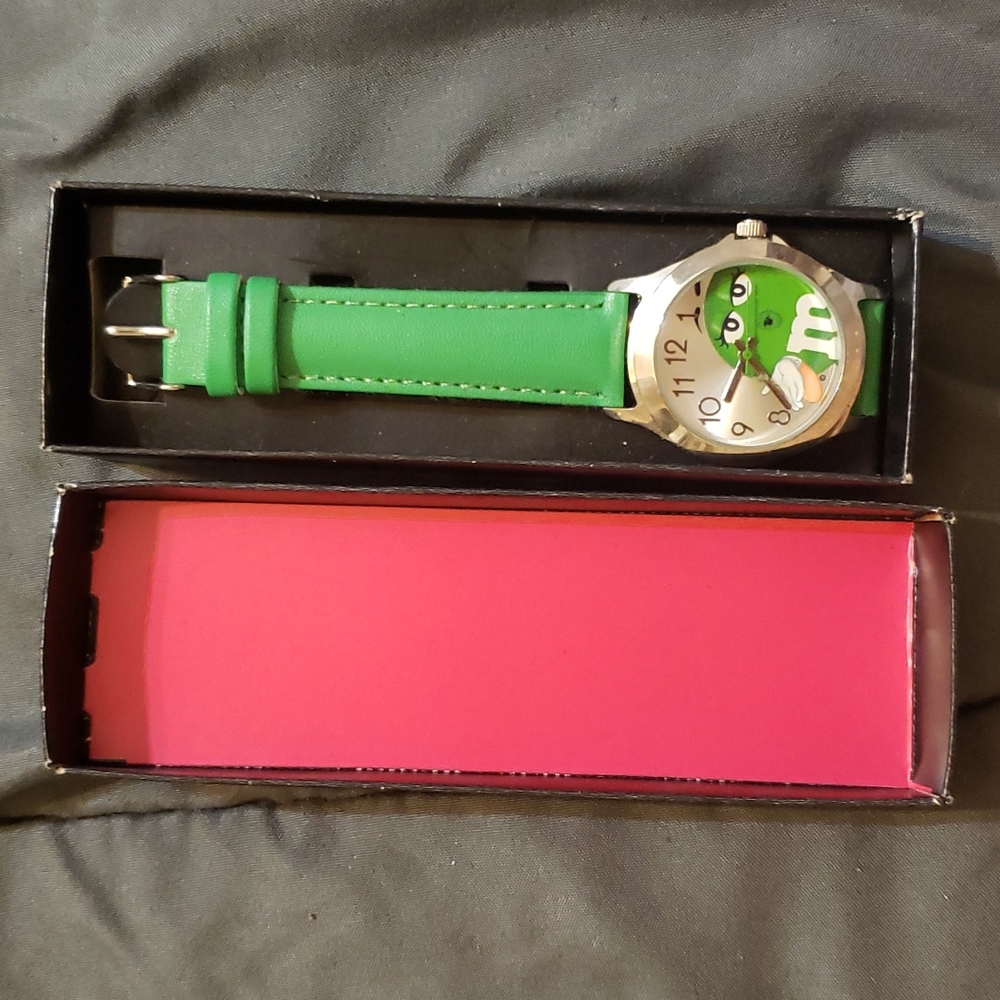 Green M&M watch